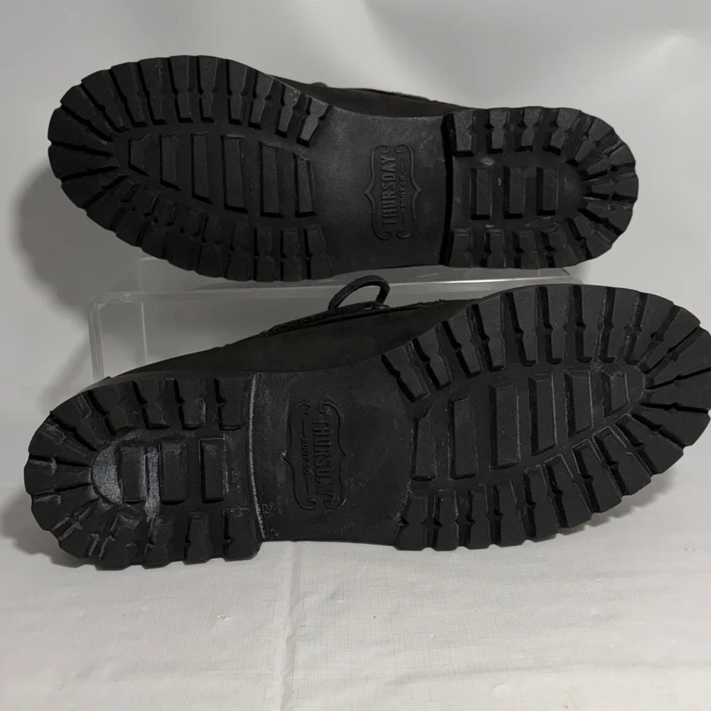 Thursday Boot Company Handsewn Loafer Matte Black Leather Size 10